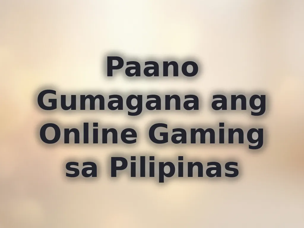 Online Gaming System PH